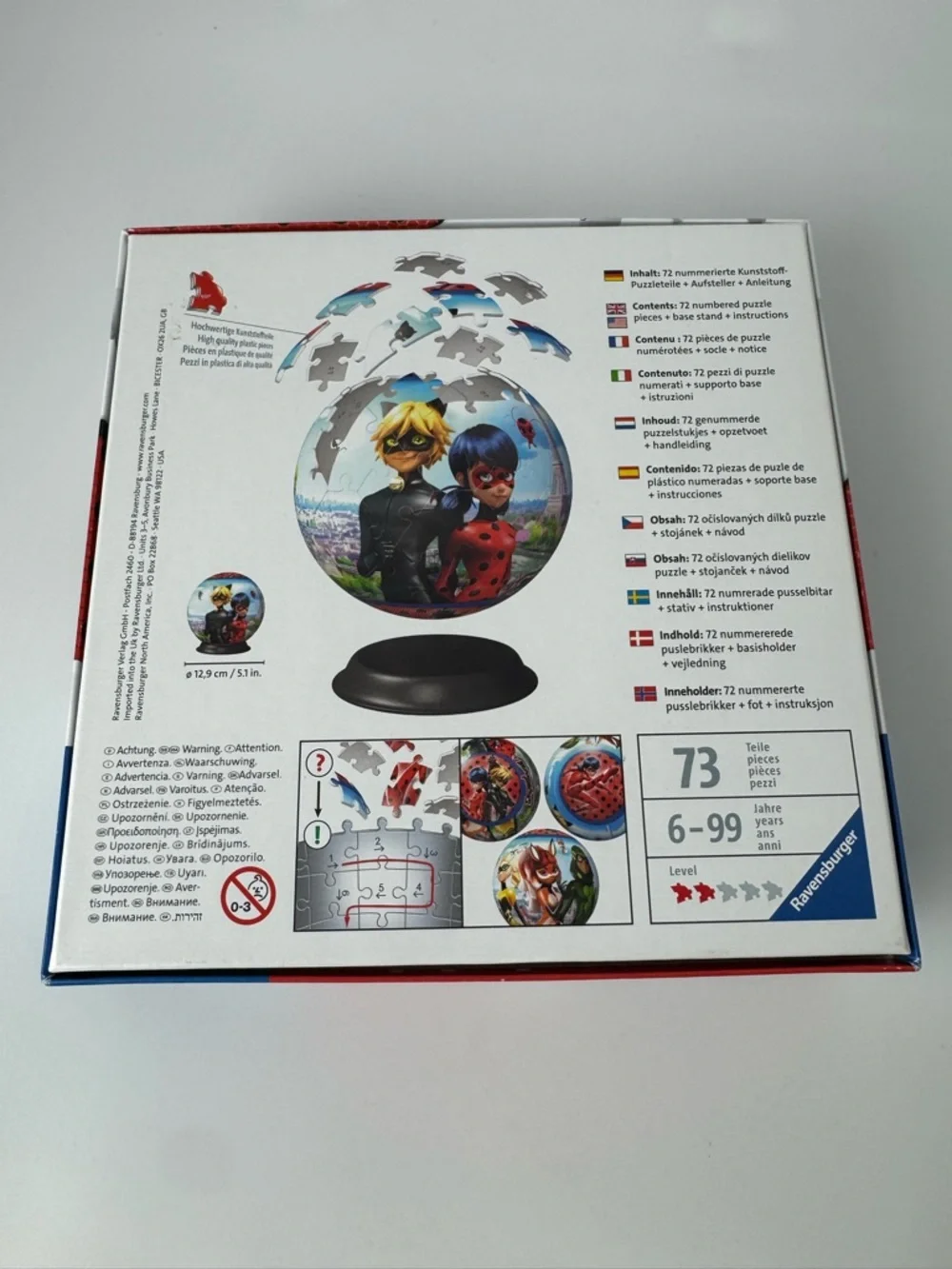 Ravensburger 111671 Miraculous 3D Puzzle 2020